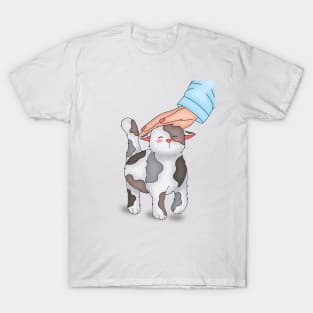 Cute Cat Loves To Be Pet T-Shirt